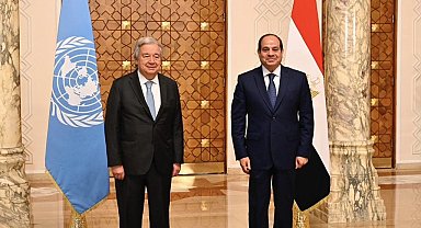 BM Genel Sekreteri Guterres, Mısır Cumhurbaşkanı Sisi ile görüştü