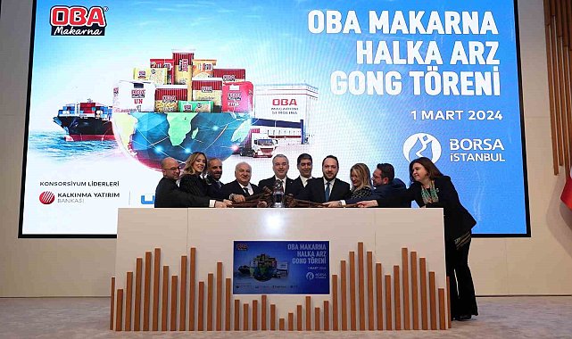 Borsa İstanbul'da gong Oba Makarna için çaldı