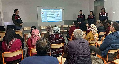 Bozdoğan'da Jandarmadan 47 vatandaşa bilgilendirme