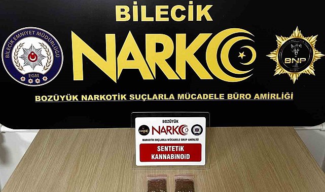 Bozüyük'te uyuşturucu şüphelisi yakalandı