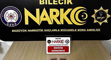 Bozüyük'te uyuşturucu şüphelisi yakalandı