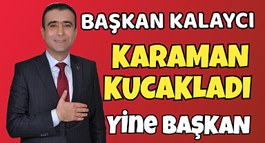 Bukez Belediye Başkanını Karaman Kucakladı
