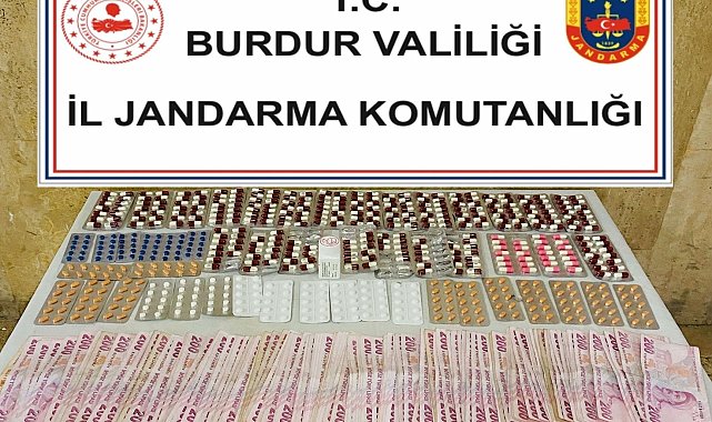 Burdur'da uyuşturucu operasyonunda 5 kişi tutuklu