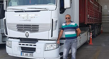 Burdur'da üzerine mermer bloğu düşen tır sürücüsü hayatını kaybetti