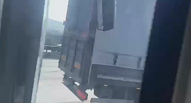 Bursa'da sürücüsüyle tartıştığı otobüsü 7 kilometre takip ederek önüne kırdı
