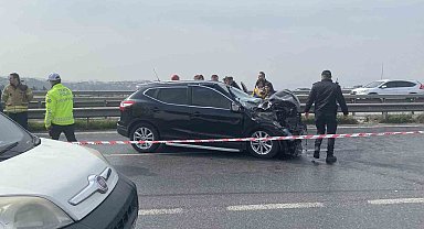 Büyükçekmece E-5'te feci kaza: 1 ölü