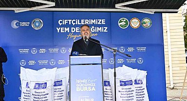 Büyükşehir'den besiciye yem desteği