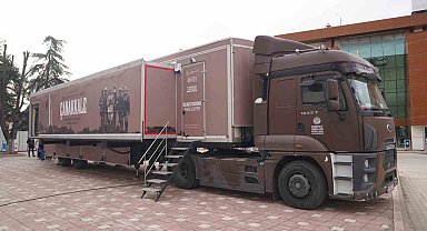 Çanakkale Savaşları Mobil Müze Tır'ı Pazaryeri'nde