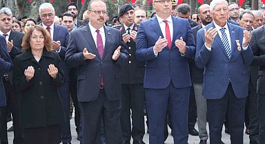 Çanakkale şehitleri Aydın'da dualarla anıldı
