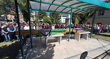 Çankırı'daki kazada hayatını kaybedenler Ordu'da toprağa verildi