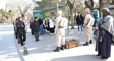 Çat Kapı Tiyatro Oyunu ile Çanakkale ruhu Meram'da can buldu