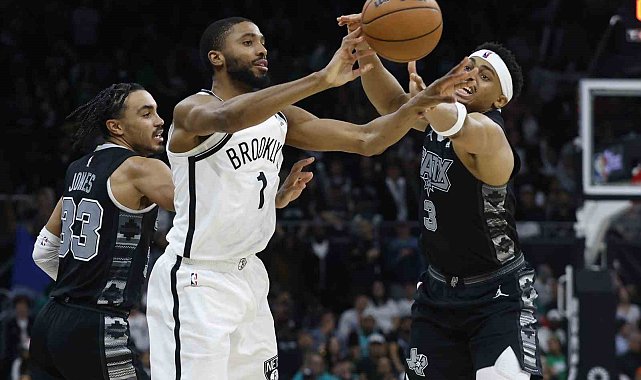 Cedi Osman'ın 10 sayı kaydettiği maçta Spurs, Nets'i uzatmada yendi