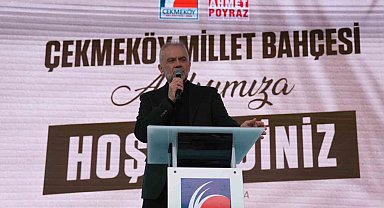 Çekmeköy'e 100 dönümlük millet bahçesi