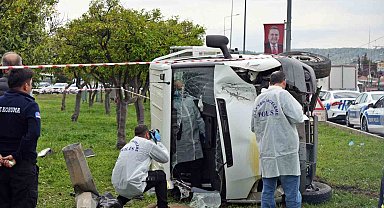 Ceza infaz koruma aracı devrildi: 1 ölü, 1 yaralı