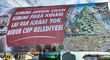 CHP'deki para sayma skandalına pankartlı gönderme