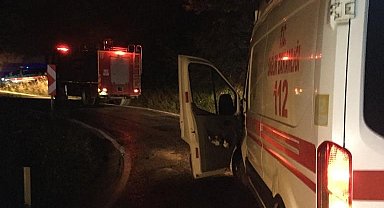 Çivril'de dolu yağışı kazaları peş peşe getirdi: 1 ölü, 1 yaralı