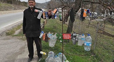 Çöp atanlardan bıktı, çareyi bu şekilde buldu