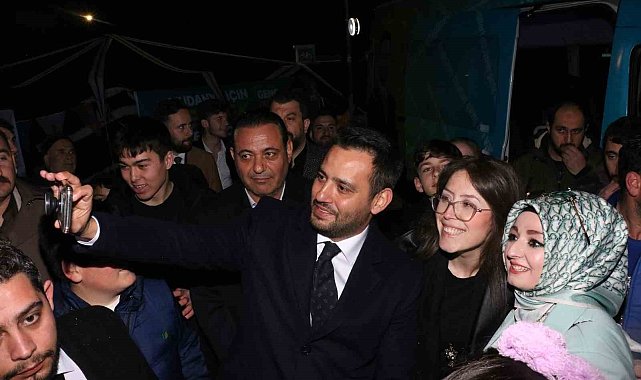 Cumhur İttifakı Mudanya Belediye Başkan adayı Gökhan Dinçer'e sevgi seli