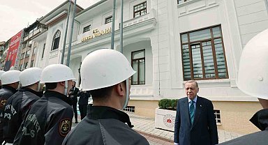 Cumhurbaşkanı Erdoğan'a Bursa'da sevgi seli