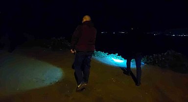 Denize araç uçtuğu ihbarı ekipleri seferber etti
