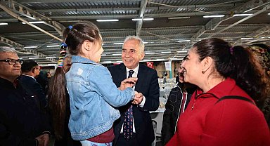 Denizli Büyükşehir'in geleneksel iftar sofrası Muratdede'de kuruldu