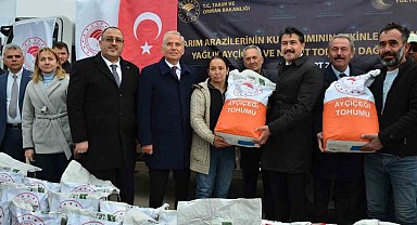 Denizli'de 590 üreticiye 20 ton tohum dağıtıldı