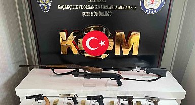 Denizli'de silah kaçakçılığı operasyonu: 3 gözaltı