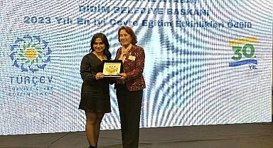 Didim Belediyesi'ne en iyi çevre eğitim ödülü
