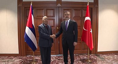 Dışişleri Bakanı Fidan, Küba Başbakan Yardımcısı Ruz'le görüştü