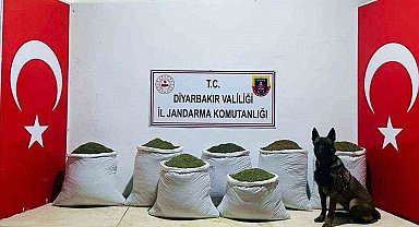Diyarbakır'da 129 kilo toz esrar ele geçirildi