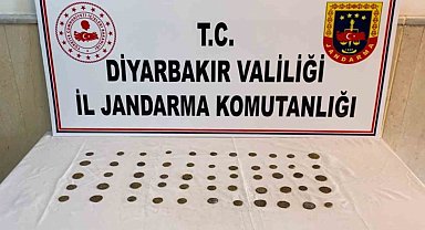 Diyarbakır'da 57 adet muhtelif sikke ve tarihi eser ele geçirildi