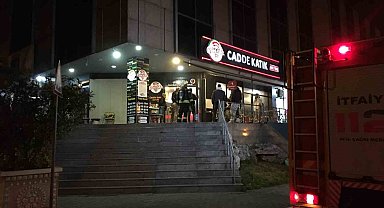 Dönercide korkutan yangın