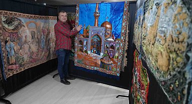 Dünyanın nadir motifleri bu koleksiyonda: 17 ülkeden 120 duvar halısı