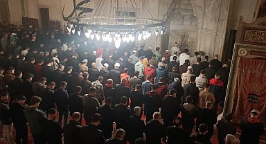 Edirne'de Ramazan'ın ilk teravih namazı kılındı