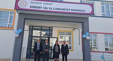 Edremit'te 3 yeni okulda eğitim ve öğretim başladı
