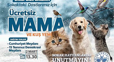 Elazığ Belediyesi ücretsiz mama ve kuş yemi dağıtacak
