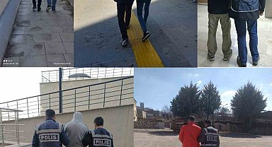 Elazığ'da kesinleşmiş hapis cezası bulunan 17 zanlı yakalandı