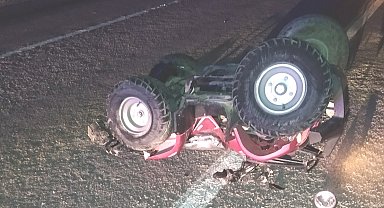 Emet'te otomobil Atv'ye çarptı: 1 yaralı