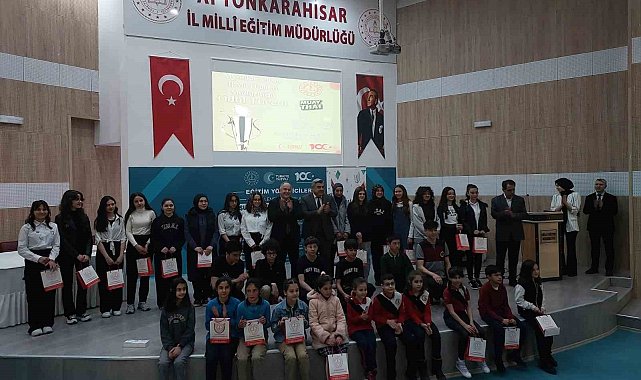 Emirdağ Aziziye Anadolu Lisesi 'Tübitak Projesi' ödülünü aldı