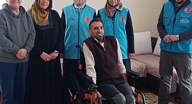 Engelli aileye Ramazan sevinci