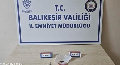 Erdek'te uyuşturucu operasyonunda 1 kişi yakalandı