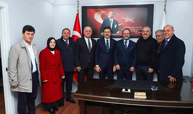 Ergin Aydın'dan esnaf ve sanatkar odalarına "Ortahisar'ı birlikte yöneteceğiz" sözü