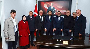 Ergin Aydın'dan esnaf ve sanatkar odalarına "Ortahisar'ı birlikte yöneteceğiz" sözü
