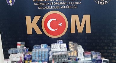 Erzurum'da kaçak sigara operasyonu