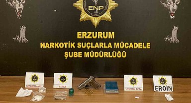 Erzurum'da uyuşturucu operasyonu: 6 kişi yakalandı