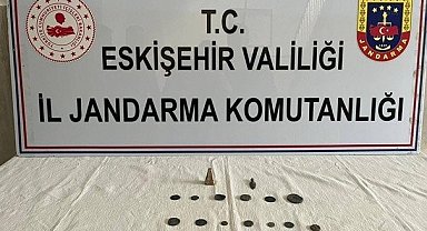 Eskişehir'de tarihi eser satan şüpheli jandarma tarafından yakalandı
