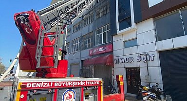 Evde çıkan yangın kısa sürede söndürüldü