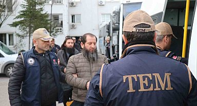 Eylem hazırlığındayken yakalanan 33 DEAŞ şüphelisi adliyeye sevk edildi