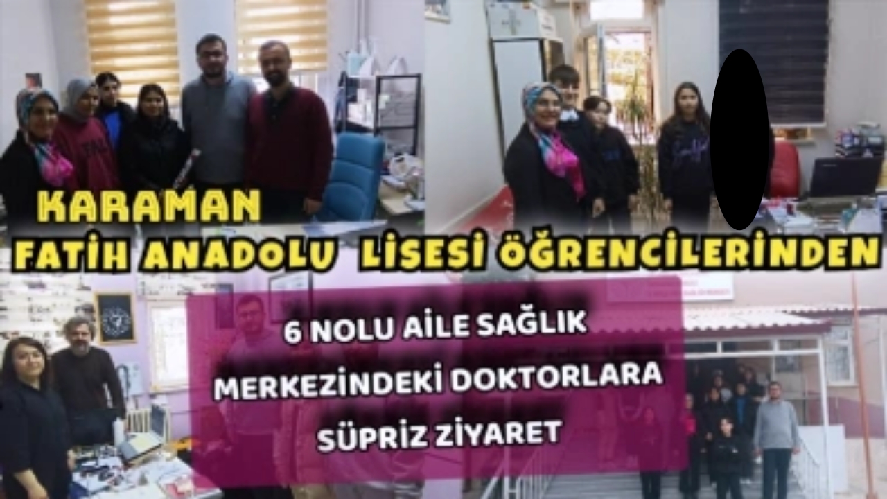 Fatih Anadolu Lisesi Öğrencilerinden Doktorlara Süpriz