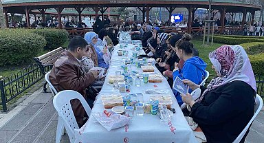 Fatih'te 5 bin kişi iftar sofrasında buluştu